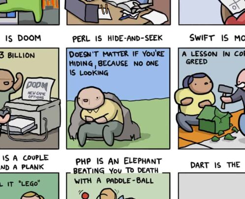 If Programming Languages Were Games [Comic]