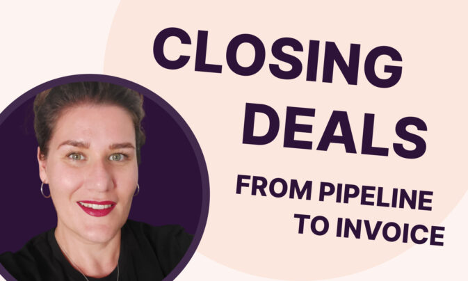 From pipeline to invoice, closing deals with Rachel Jacobs
