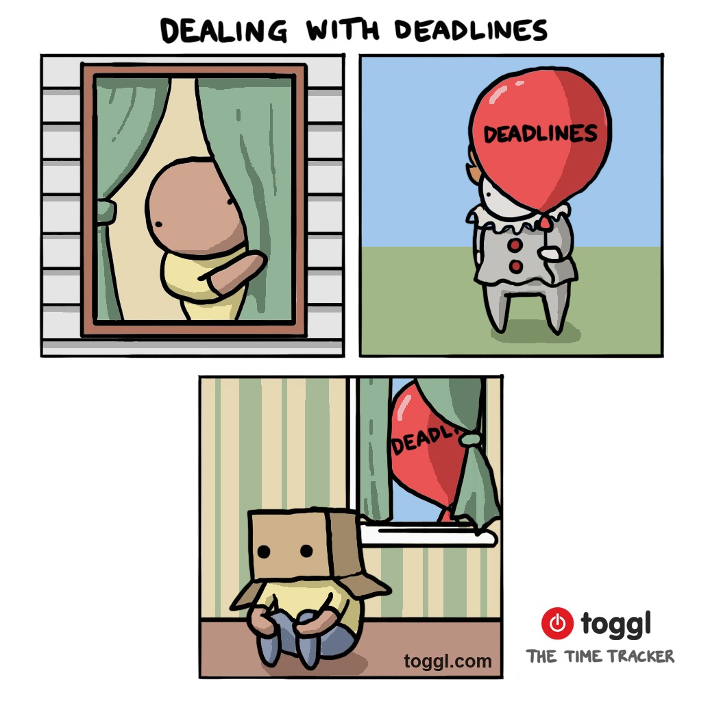 Dealing with Deadlines Comic