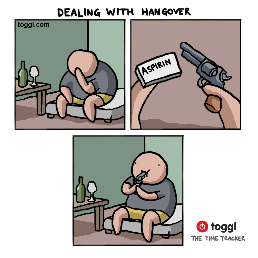 Dealing with Hangovers Comic