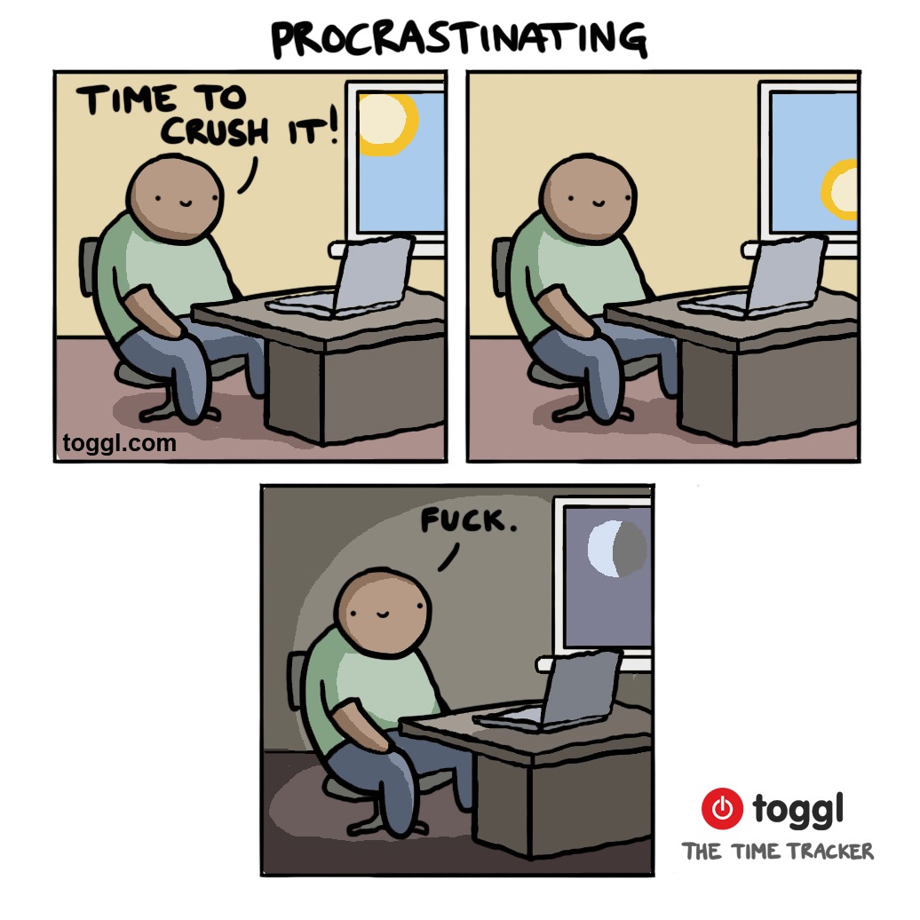 Procrastinating Comic