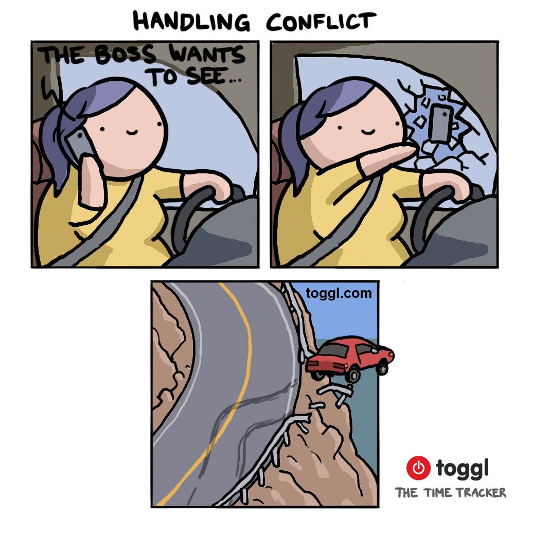 Avoiding Conflict Comic