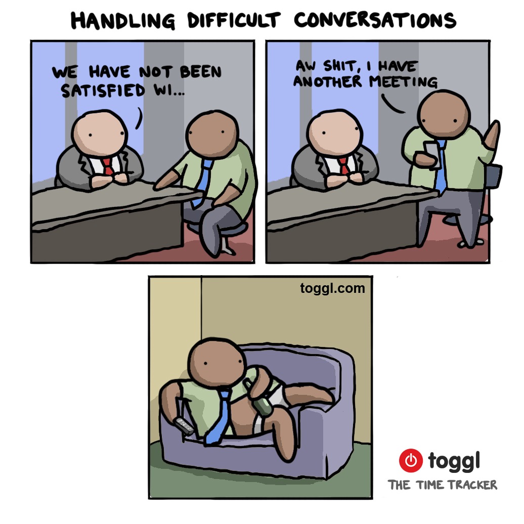Handling Difficult Conversations Comic