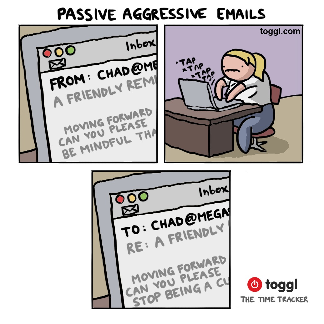 Passive Agressive Emails Comic