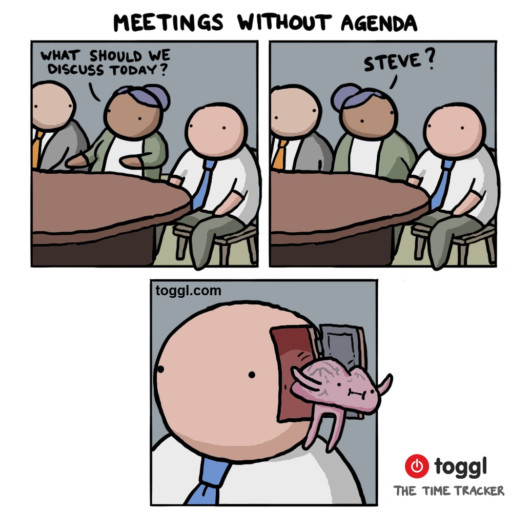 Meetings Without Agenda Comic