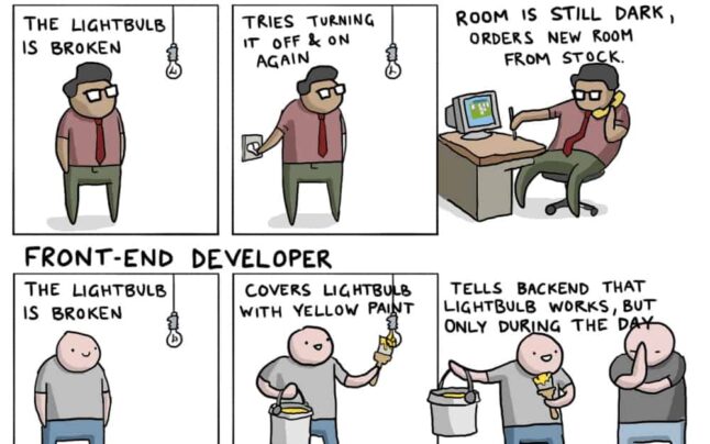 IT Jobs Explained With A Broken Lightbulb