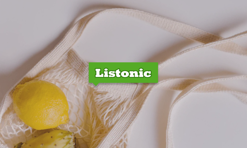 Listonic featured image with lemons
