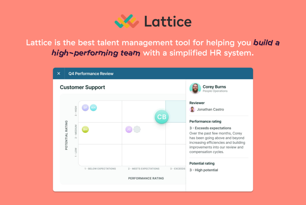 Best talent management systems — Lattice