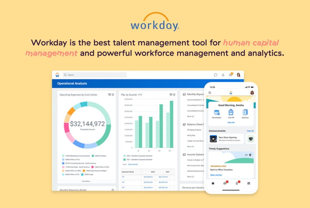 Best talent management systems — Workday